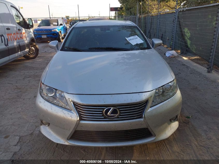 2013 Lexus Es 300H VIN: JTHBW1GG4D2015741 Lot: 40506106