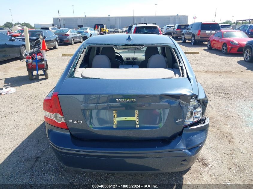 2006 Volvo S40 2.4I VIN: YV1MS390962165939 Lot: 40506127