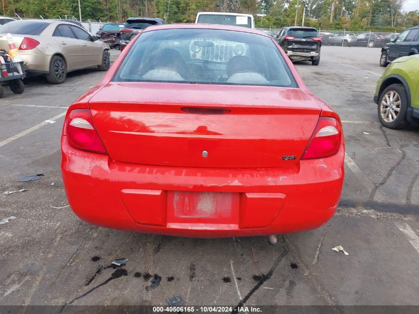 2004 Dodge Neon Sxt VIN: 1B3ES56C54D570428 Lot: 40506165