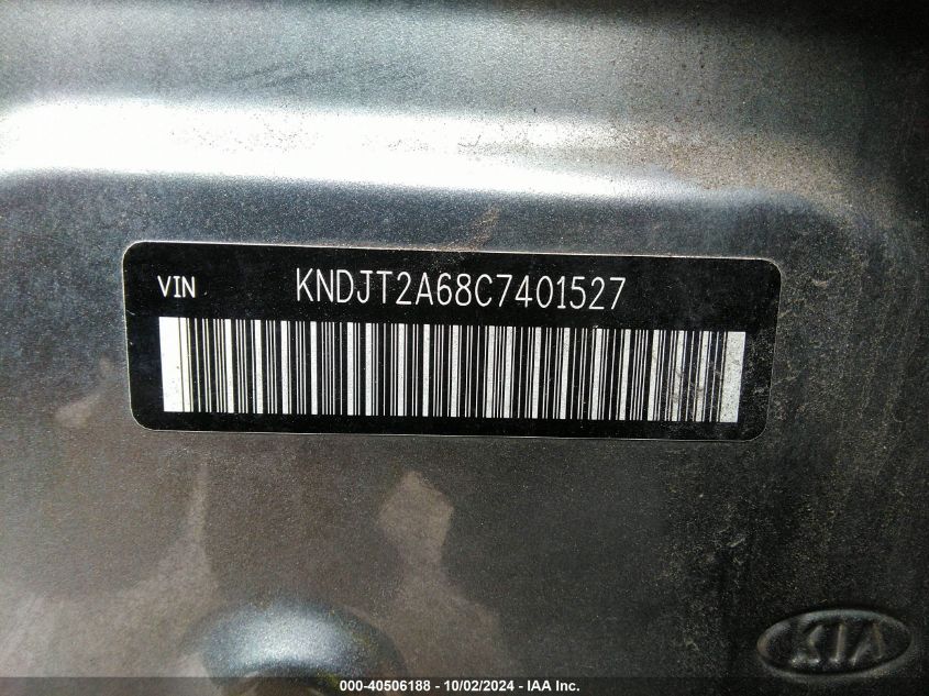 KNDJT2A68C7401527 2012 Kia Soul +