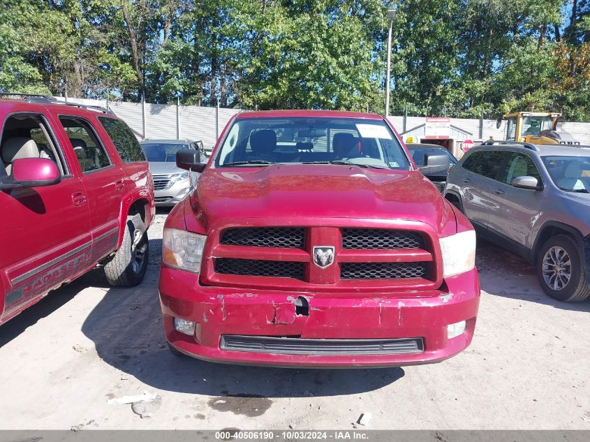 2012 Ram 1500 St VIN: 1C6RD6FT3CS280464 Lot: 40506190