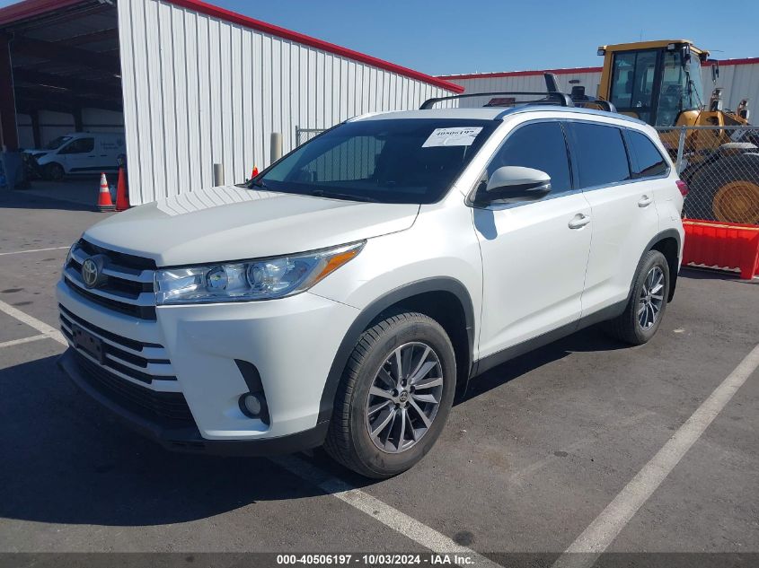 5TDJZRFH5KS626378 2019 TOYOTA HIGHLANDER - Image 2