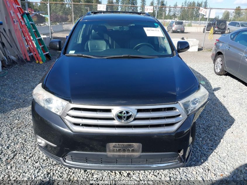 5TDBK3EH4BS083953 2011 Toyota Highlander Se V6