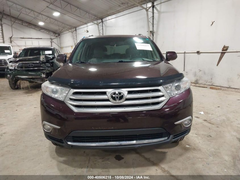 2012 Toyota Highlander Limited VIN: 5TDDK3EH8CS152119 Lot: 40506215