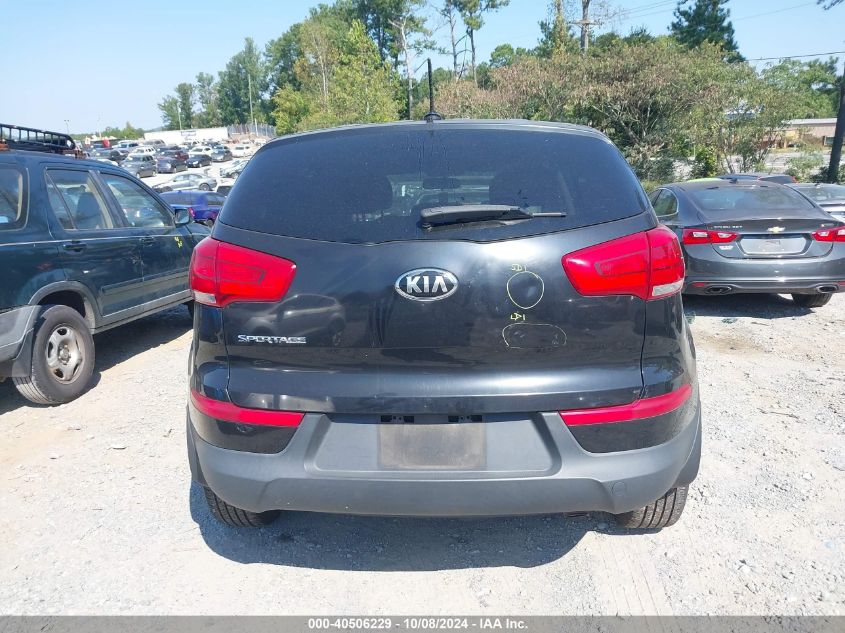 2016 Kia Sportage Lx VIN: KNDPB3AC0G7823502 Lot: 40506229