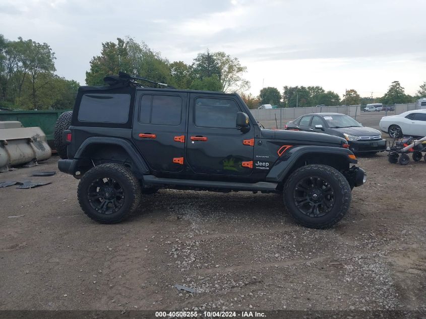 2019 Jeep Wrangler Unlimited Sahara VIN: 1C4HJXEG1KW608396 Lot: 40506255