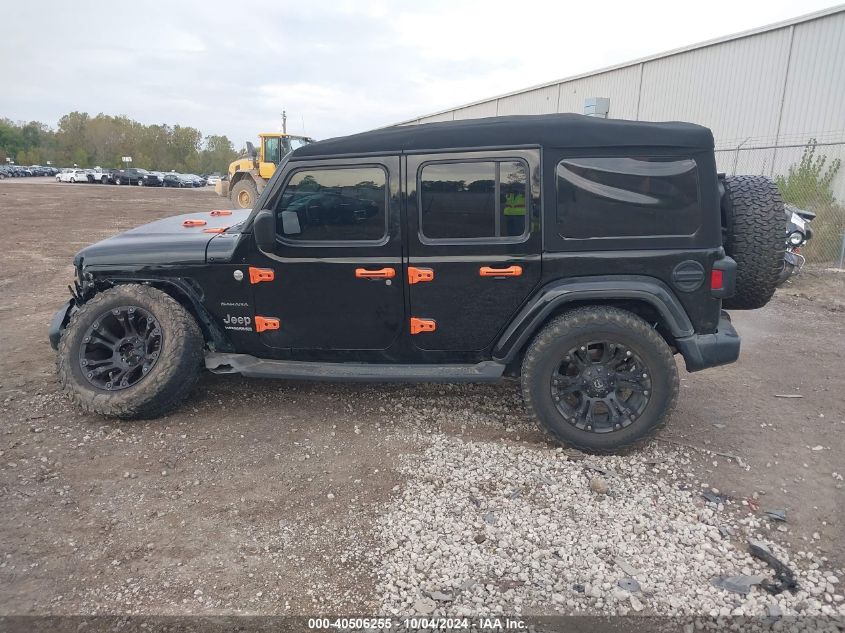 2019 Jeep Wrangler Unlimited Sahara VIN: 1C4HJXEG1KW608396 Lot: 40506255