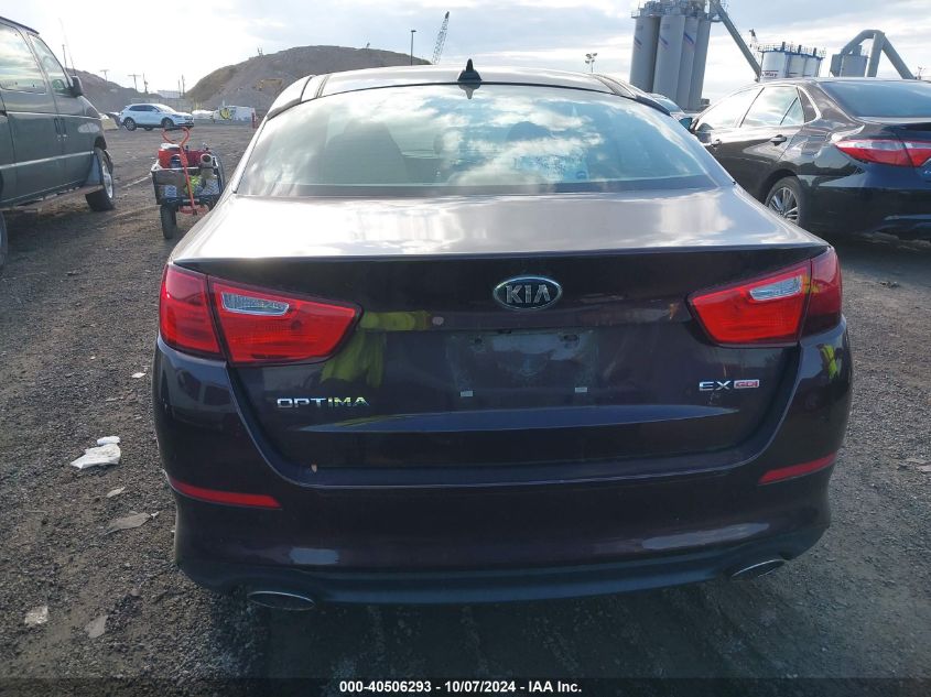 2015 Kia Optima Ex VIN: 5XXGN4A74FG381913 Lot: 40506293