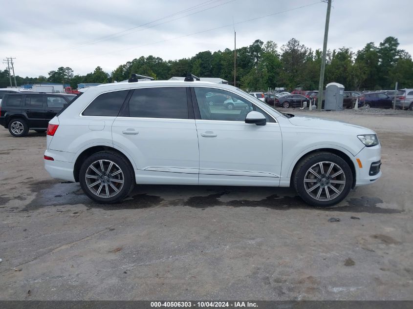 2017 Audi Q7 2.0T Premium VIN: WA1LHAF73HD045836 Lot: 40506303