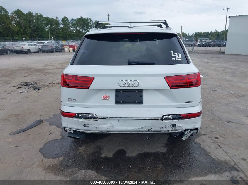 2017 Audi Q7 2.0T Premium VIN: WA1LHAF73HD045836 Lot: 40506303