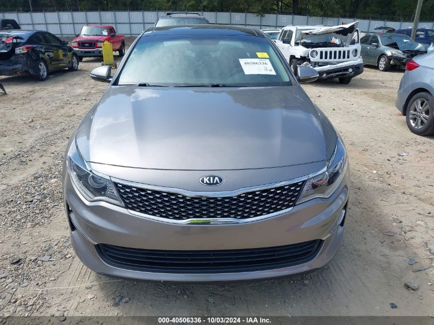 2016 Kia Optima Ex VIN: 5XXGU4L30GG103170 Lot: 40506336