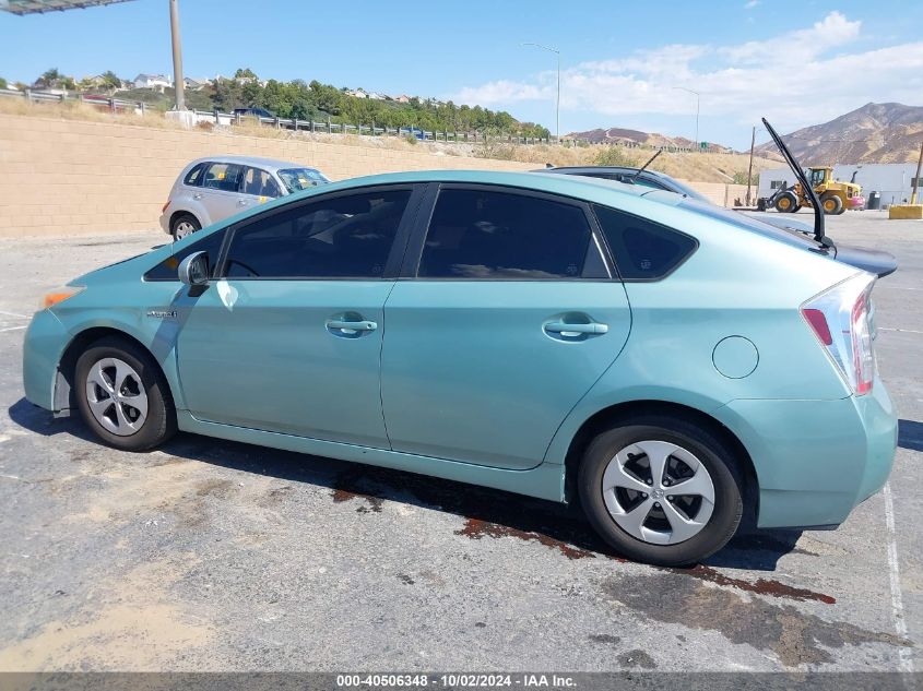 2013 Toyota Prius Two VIN: JTDKN3DU9D5554123 Lot: 40506348