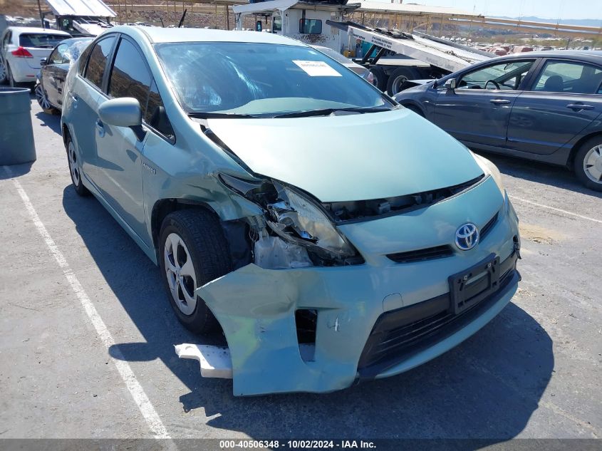 2013 Toyota Prius Two VIN: JTDKN3DU9D5554123 Lot: 40506348