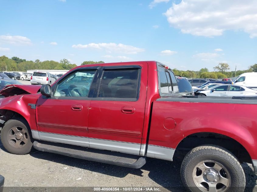 2003 Ford F150 Supercrew VIN: 1FTRW07633KD53440 Lot: 40506354