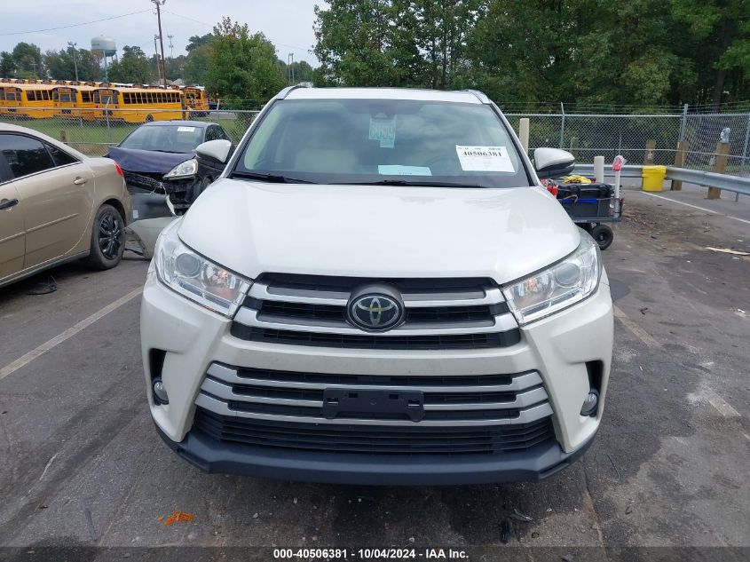 5TDKZRFH4HS508352 2017 Toyota Highlander Xle