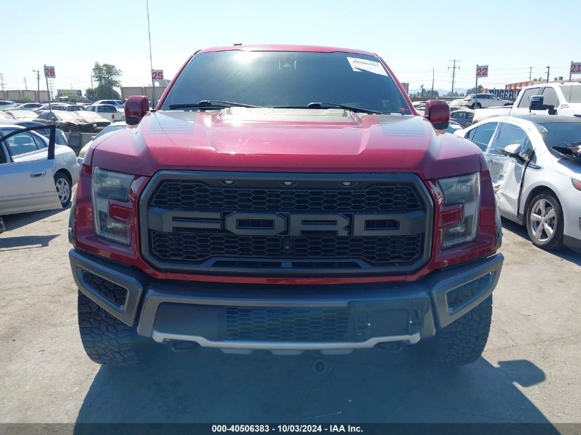 2017 Ford F-150 Raptor VIN: 1FTFW1RGXHFB52715 Lot: 40506383