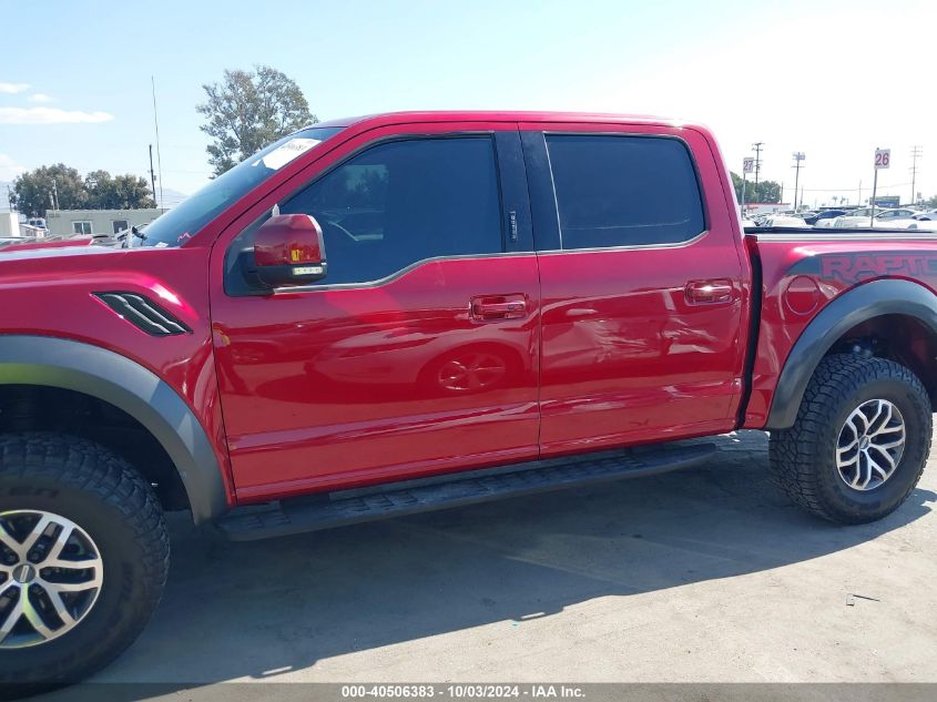 2017 Ford F-150 Raptor VIN: 1FTFW1RGXHFB52715 Lot: 40506383