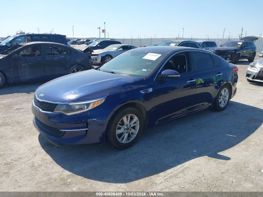 2017 Kia Optima Lx VIN: 5XXGT4L35HG176765 Lot: 40506409