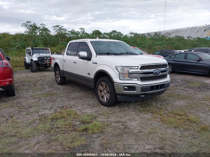 2018 FORD F-150 KING RANCH - 1FTFW1E10JFD32082