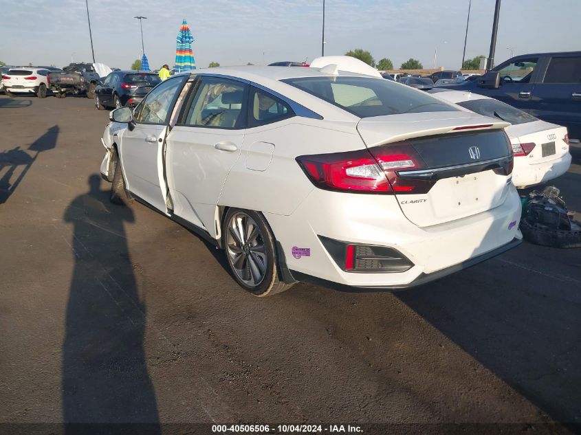 2018 Honda Clarity Plug-In Hybrid Touring VIN: JHMZC5F37JC000220 Lot: 40506506