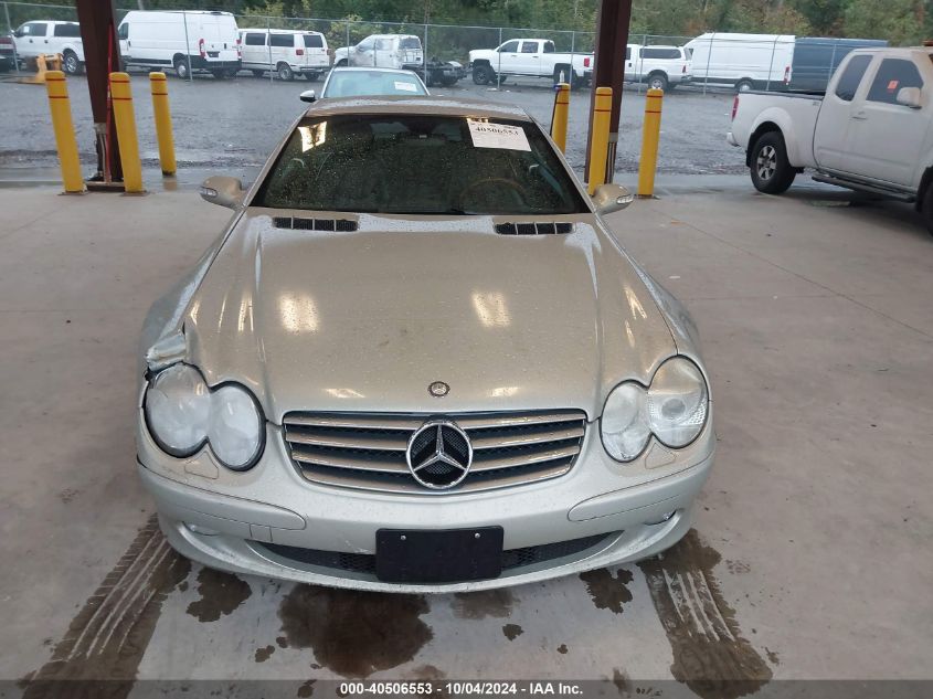 WDBSK75F63F010170 2003 Mercedes-Benz Sl 500