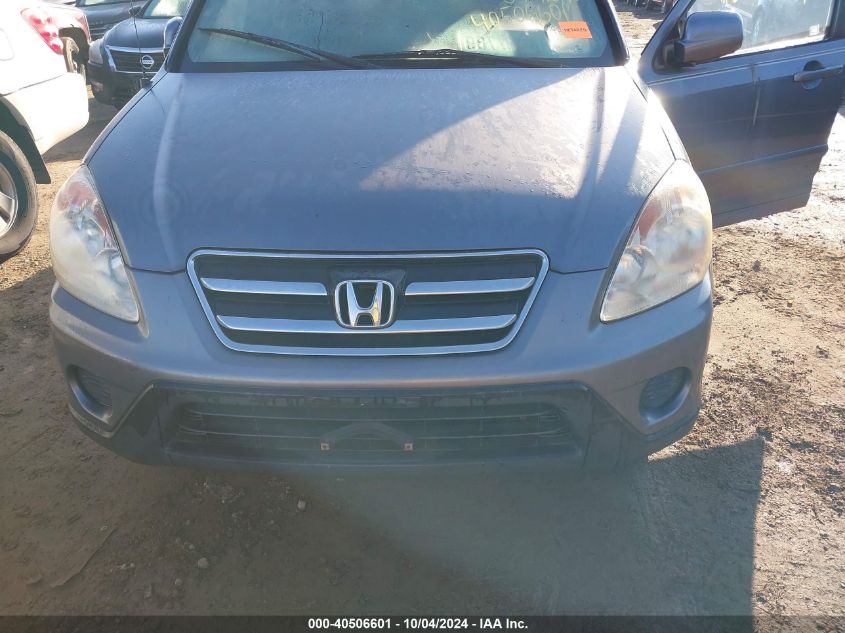 2006 Honda Cr-V Se VIN: SHSRD78986U444396 Lot: 40506601