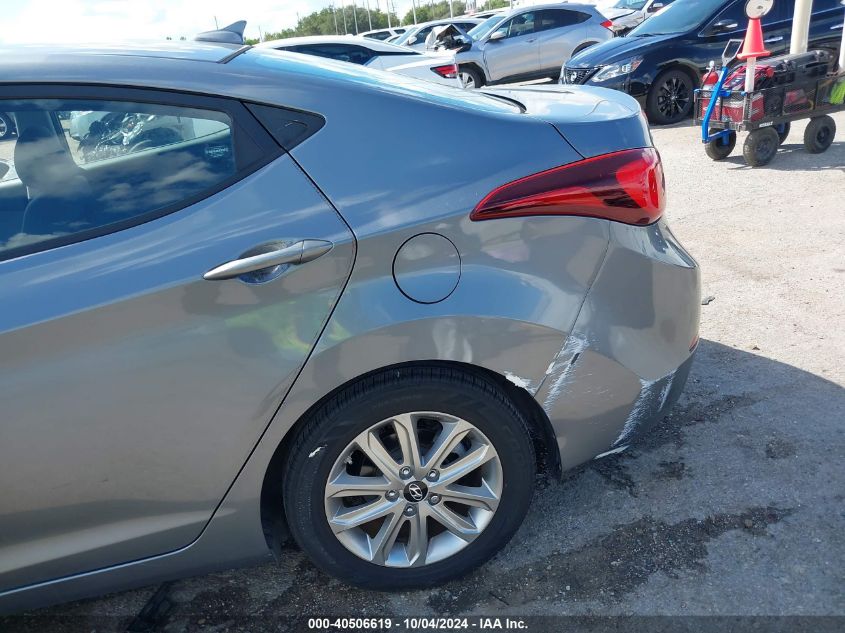 2016 Hyundai Elantra Se VIN: KMHDH4AE5GU584471 Lot: 40506619