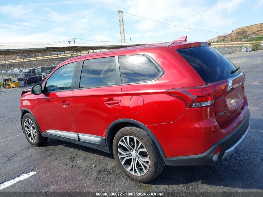 2017 Mitsubishi Outlander Es VIN: JA4AD2A32HZ062403 Lot: 40506672