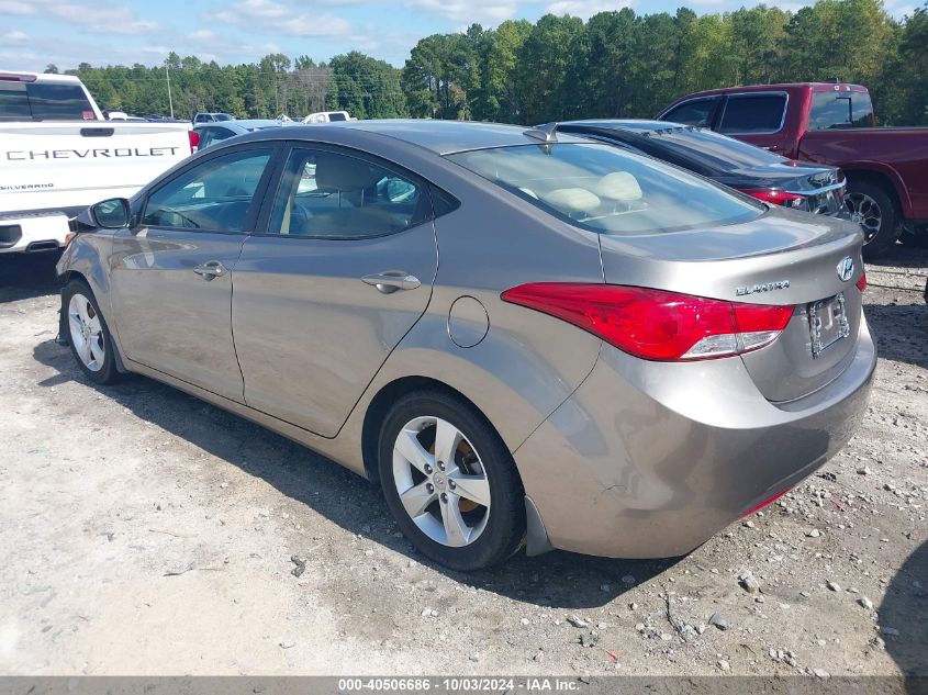 2013 Hyundai Elantra Gls VIN: 5NPDH4AE8DH316895 Lot: 40506686