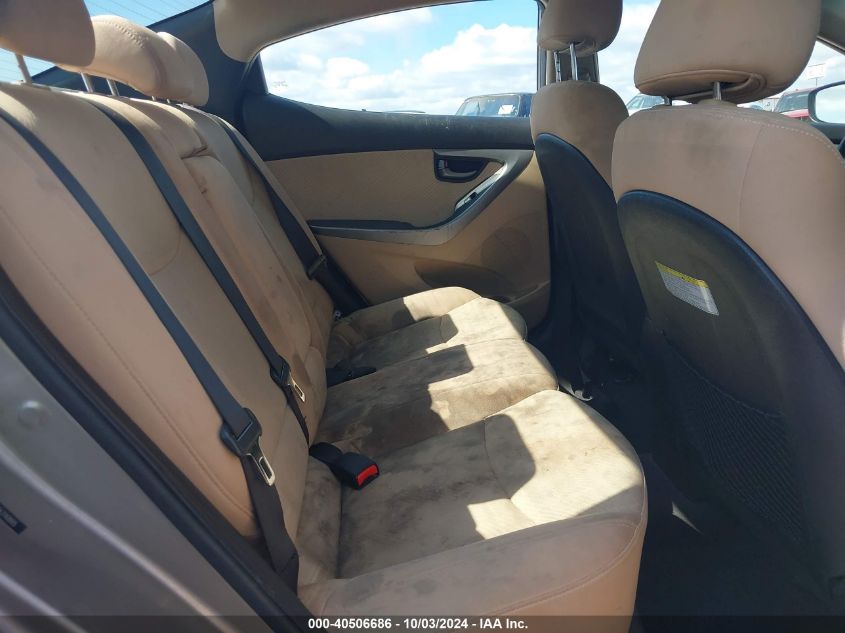 5NPDH4AE8DH316895 2013 Hyundai Elantra Gls