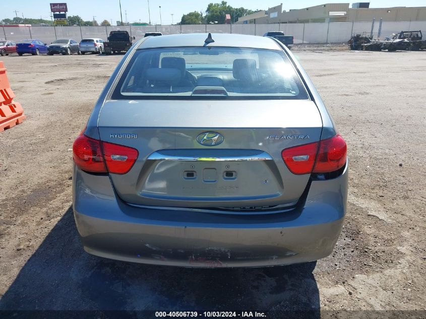 2010 Hyundai Elantra Gls VIN: KMHDU4AD1AU861837 Lot: 40506739