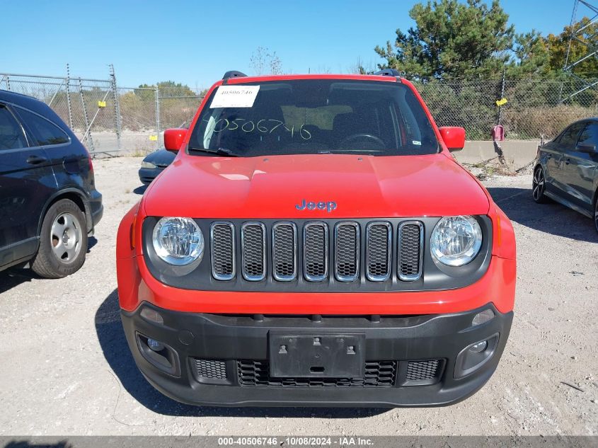 2018 Jeep Renegade Latitude VIN: ZACCJBBB1JPG71466 Lot: 40506746