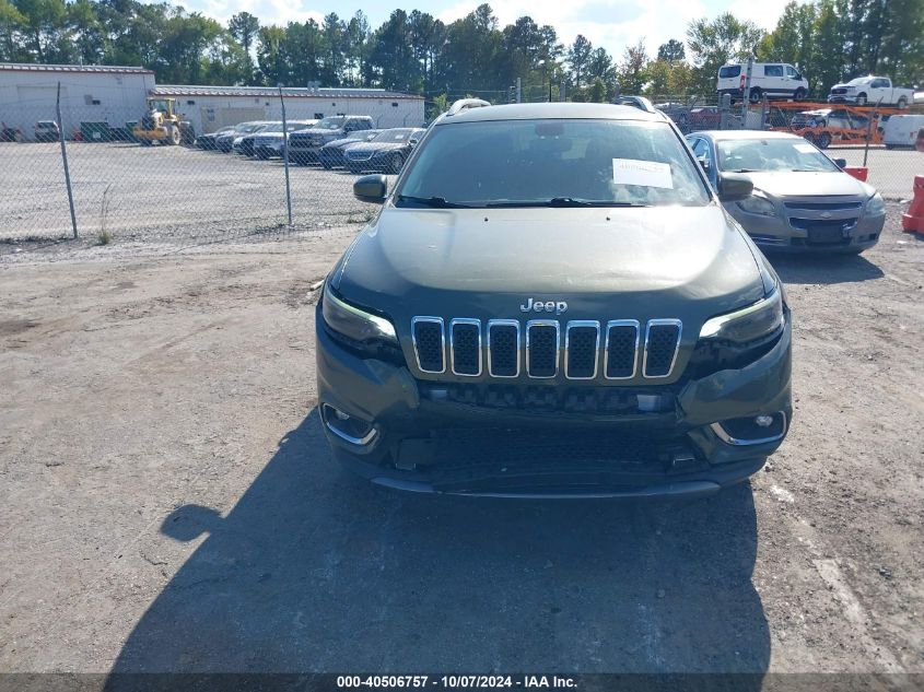 2019 Jeep Cherokee Limited 4X4 VIN: 1C4PJMDX3KD165479 Lot: 40506757