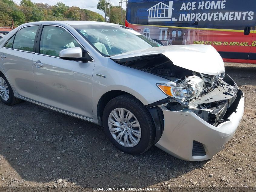 4T1BD1FK8EU108163 2014 Toyota Camry Hybrid Le