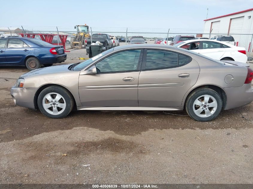 2006 Pontiac Grand Prix VIN: 2G2WP552X61272277 Lot: 40506839