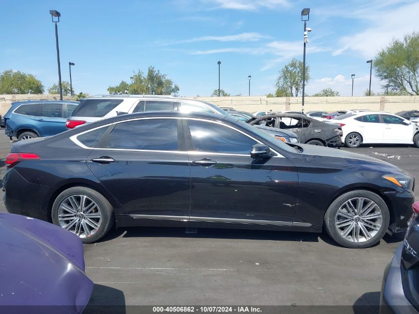 KMHGN4JE5JU269585 2018 Genesis G80 3.8