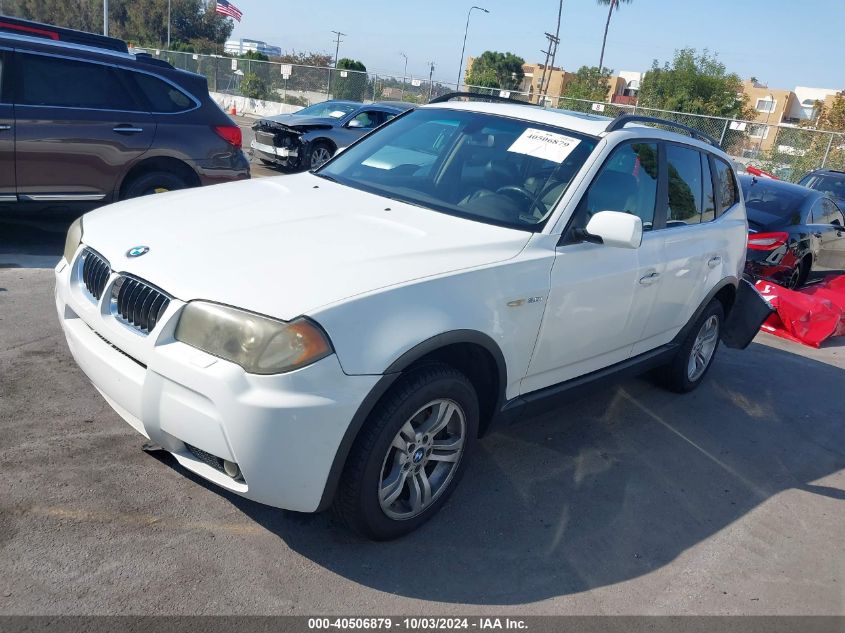 2006 BMW X3 3.0I VIN: WBXPA93496WG85402 Lot: 40506879