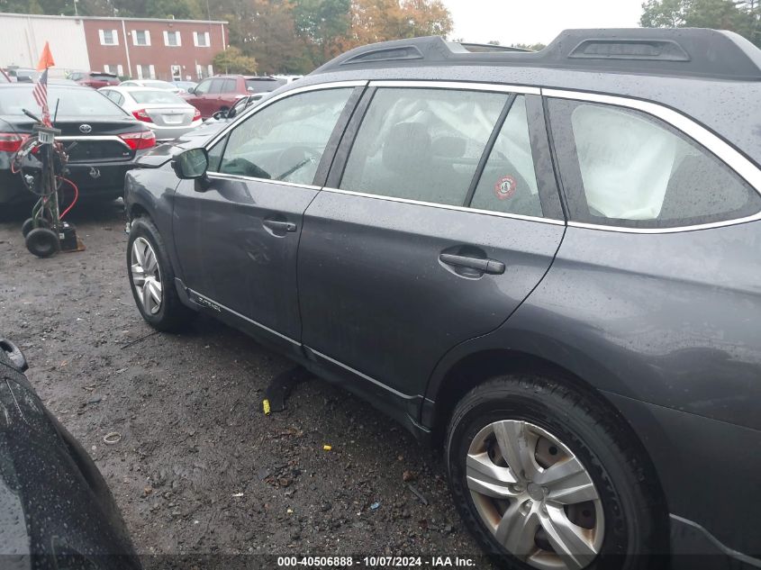 2016 Subaru Outback 2.5I VIN: 4S4BSAAC6G3225125 Lot: 40506888