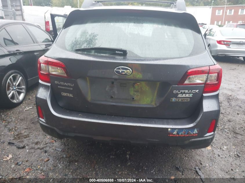 2016 Subaru Outback 2.5I VIN: 4S4BSAAC6G3225125 Lot: 40506888