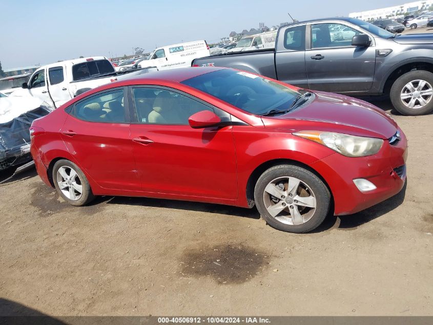 2012 Hyundai Elantra Gls (Ulsan Plant) VIN: KMHDH4AE7CU427728 Lot: 40506912