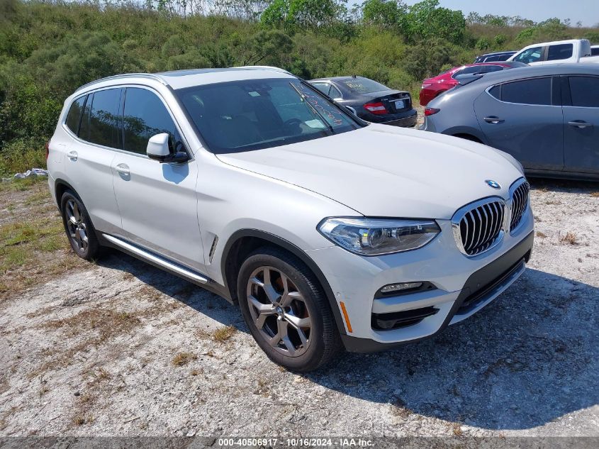 VIN 5UXTY5C08M9D85261 2021 BMW X3, Xdrive30I no.1