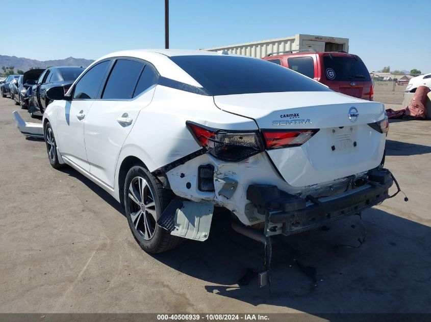 2020 Nissan Sentra Sv Xtronic Cvt VIN: 3N1AB8CV2LY282210 Lot: 40506939