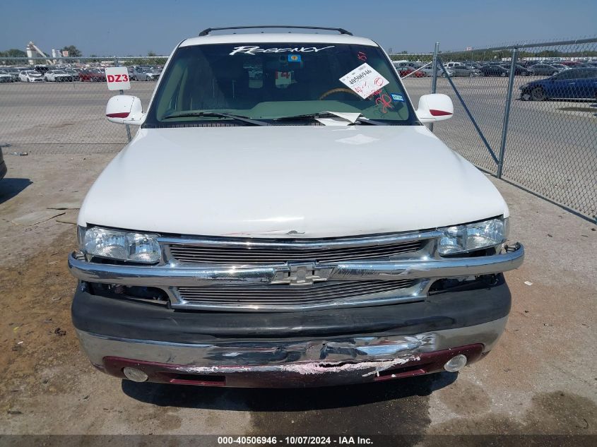 2001 Chevrolet Suburban 1500 Ls VIN: 3GNEC16T21G119323 Lot: 40506946