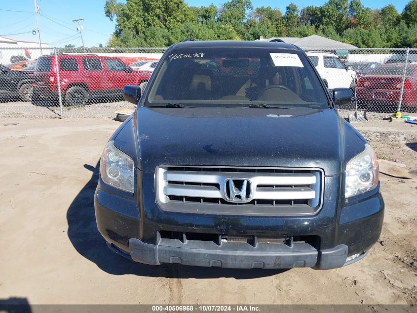 2008 Honda Pilot Exl VIN: 5FNYF18568B015378 Lot: 40506968