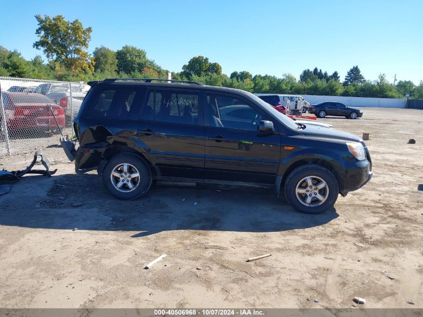 2008 Honda Pilot Exl VIN: 5FNYF18568B015378 Lot: 40506968