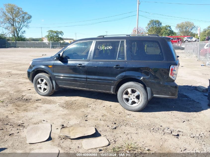 2008 Honda Pilot Exl VIN: 5FNYF18568B015378 Lot: 40506968