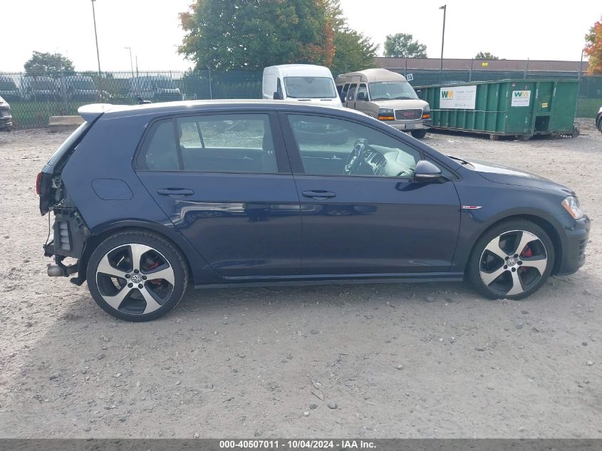 3VW5T7AU7HM014250 2017 Volkswagen Golf Gti S