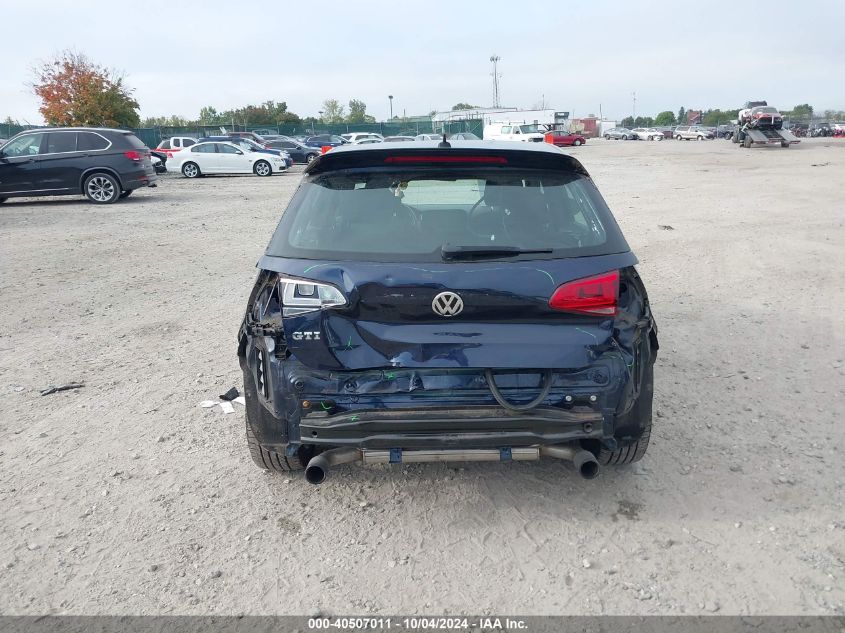 2017 Volkswagen Golf Gti S VIN: 3VW5T7AU7HM014250 Lot: 40507011