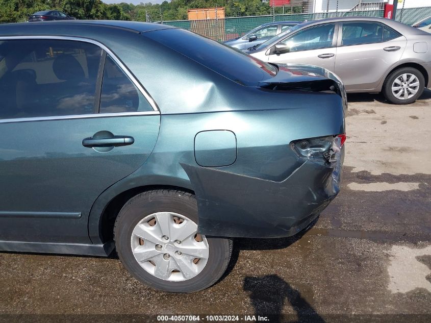 2004 Honda Accord Sdn Lx VIN: 1HGCM56494A076486 Lot: 40507064