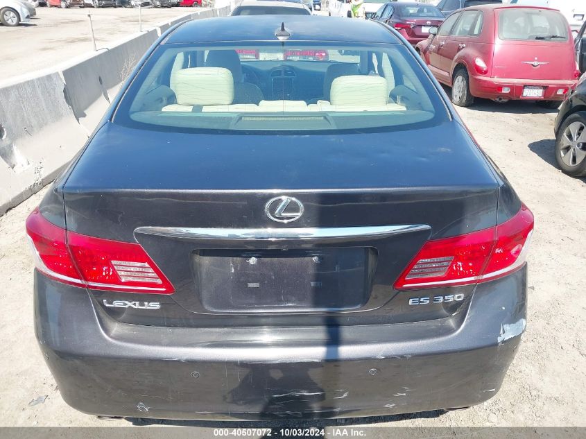 2010 Lexus Es 350 VIN: JTHBK1EGXA2400733 Lot: 40507072